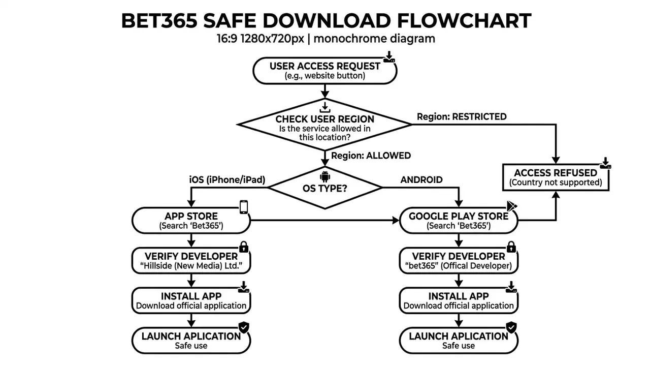 bet365 mobile app download logic flow