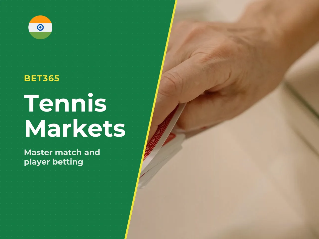 Match result and player-based bets. Match