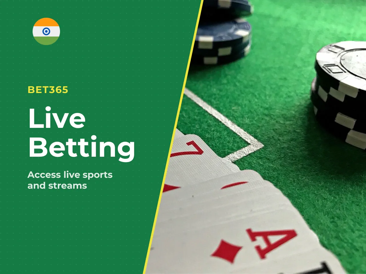 The casino and sports sections provide