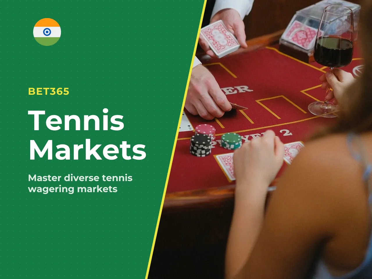 Main bet types for a tennis